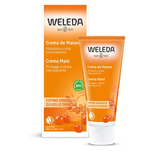 Weleda Crema Mani Olivello Spinoso - Nutriente e Idratante con Fragranza Agrumata