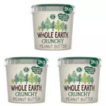 Whole Earth Crema di Arachidi Croccante Spalmabile Vegan e Senza Glutine