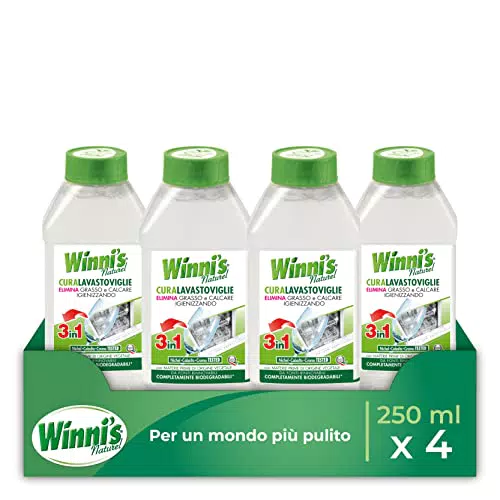 Winni's Cura Lavastoviglie Igienizzante e Sgrassante con Ingredienti Vegetali