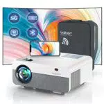 YABER Y9 Proiettore 1080P Wifi Bluetooth con Correzione Keystone e Zaino Inclusi