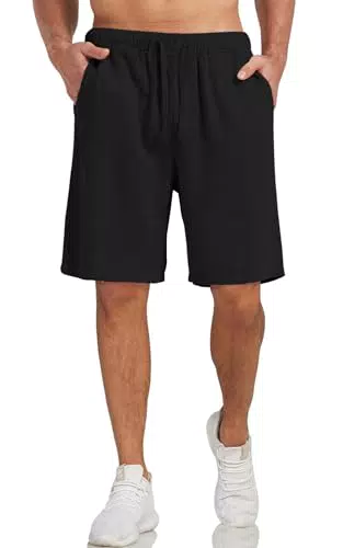 Zetieny Pantaloncini Estivi Uomo Leggeri per Fitness e Tempo Libero con Tasche