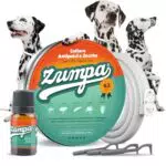 Zumpa Collare Antipulci e Zecche per Cani con Repellente Naturale