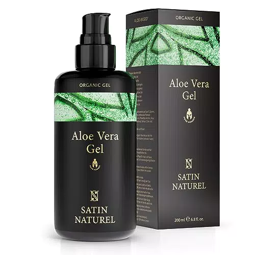 Satin Naturel Crema Viso Uomo Antirughe e Idratante con Aloe Vera e Acido Ialuronico