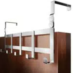 4smile Appendiabiti da Porta in Acciaio Inox - Attaccapanni per Porte