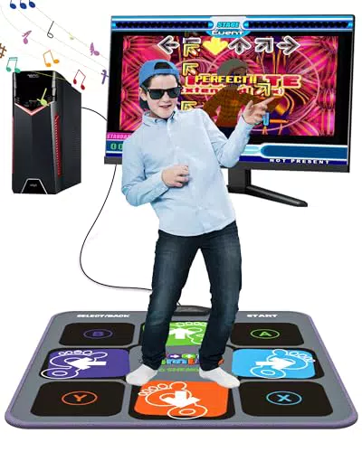 Acelubly Tappetino da Ballo USB con Software di Gioco e 7 Modalità di Sfida