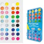 Mitama Acquerelli Lavabili e Sfumabili con Pennello - Kit Creativo per Bambini