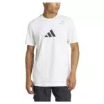 Adidas Maglietta Aeroready da Uomo per Tennis con Grafica Sportiva