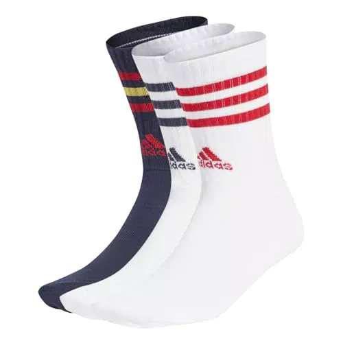 Adidas 3-Stripes Calze Cushioned Unisex per Adulti - Comfort e Stile