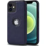 AIOVETEAB Custodia Slim Flessibile per iPhone 12 Mini in PU Pelle Premium