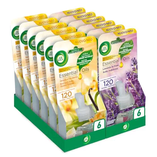 Airwick Ricariche per Diffusore Elettrico di Oli Essenziali