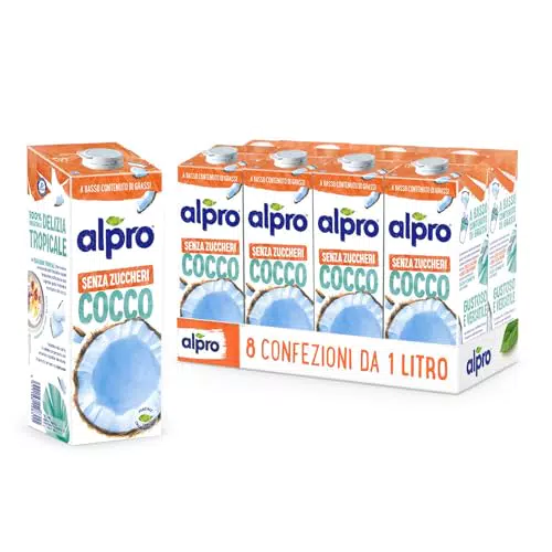 ALPRO SENZA ZUCCHERI, Bevanda al COCCO, 100% vegetale con vitamine B2
