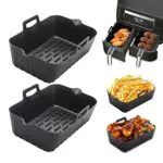 Alyvisun Teglie Riutilizzabili per Friggitrice ad Aria e Forno, Accessori Silicone