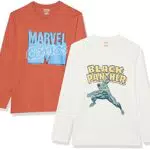 Amazon Essentials T-Shirt a Maniche Lunghe Uomo Marvel e Star Wars