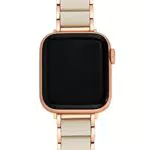 Anne Klein Cinturino di Ricambio per Apple Watch, Bracciale Regolabile in Gomma