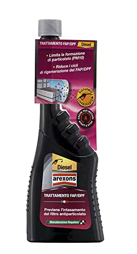 Arexons Additivo Diesel per Filtro FAP/DPF - Pulizia Iniettori e Ottimizzazione Motore