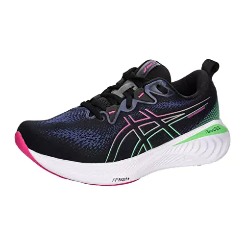 ASICS Cumulus 25 Donna Scarpe da Running Nero Rosa