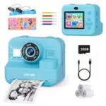 ASTGMI Fotocamera Istantanea per Bambini con Schermo da 2,4 e Modalità Selfie