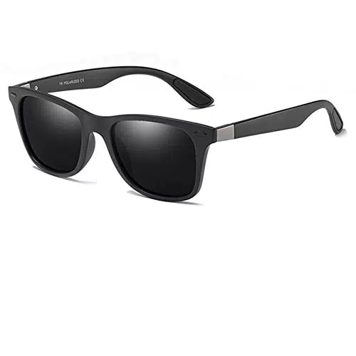 AukCherie Occhiali da Sole Polarizzati Unisex con Lenti a Specchio e Protezione UV 400