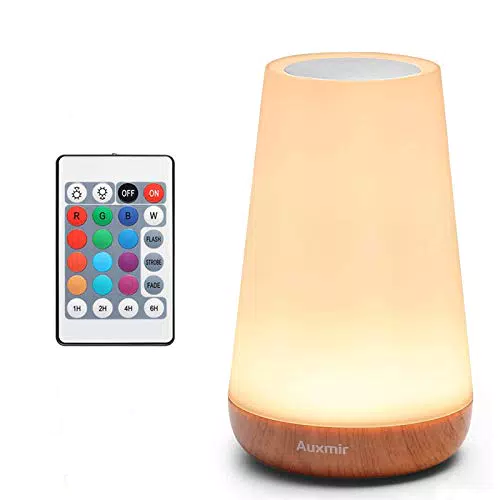 Auxmir Lampada Notturna per Bambini, LED Regolabile con Touch e Telecomando