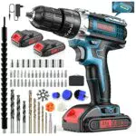 Black+Decker Avvitatore a batteria 21V con accessori per foratura e pulizia