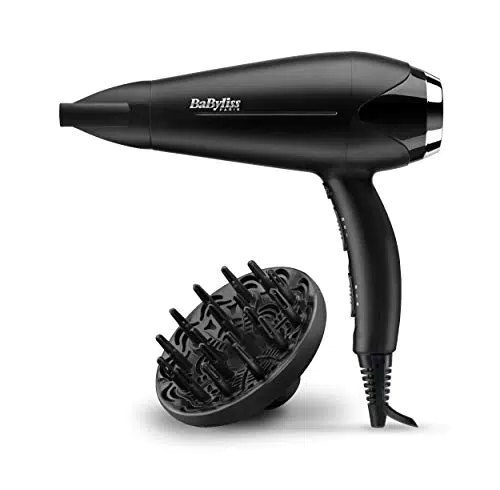 BaByliss D572DE Asciugacapelli Turbo Smooth 2200W con Funzione Ionica e Ceramica