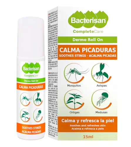 Bacterisan Dermo Roll On - Lenitivo per Punture d'Insetto e Prurito