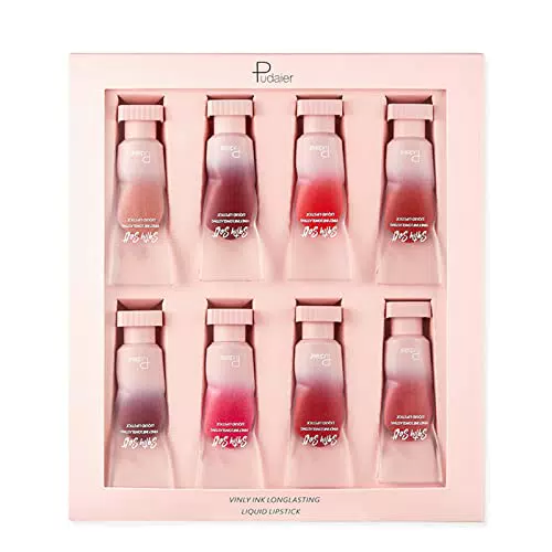 BeauFairy Lucidalabbra Professionale, Rossetto Liquido Idratante e Impermeabile