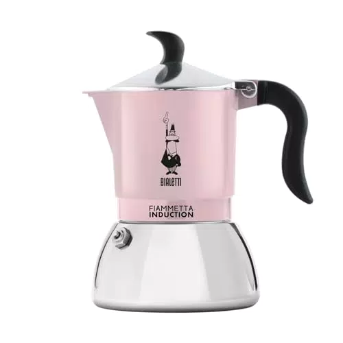 Bialetti Caffettiera Fiammetta Induction per tutti i piani cottura, Design Elegante