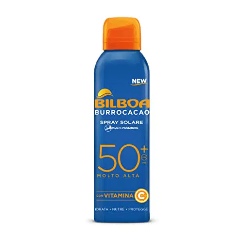 Bilboa Crema Solare Viso e Corpo SPF 50+ con Vitamina C per Pelli Sensibili
