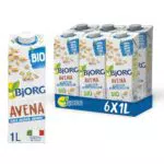 BJORG Bevanda di Avena Biologica Vegetale, Basso Contenuto di Grassi, Vegan
