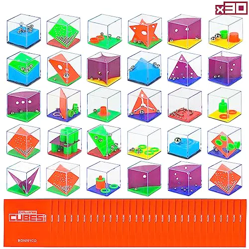 Bonnyco Cubi Rompicapo per Bambini - Gadget per Compleanno e Festeggiamenti