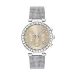 BOSS Orologio analogico multifunzione da donna con cinturino in acciaio inox