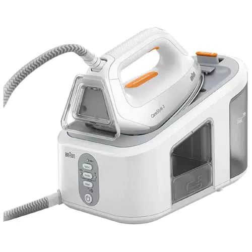 Braun CareStyle 3 IS3132WH Ferro da Stiro Generatore di Vapore con Vapore Verticale