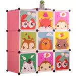 Brian & Dany Armadio Modulare per Bambini, Guardaroba Portatile in Plastica