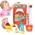 Bubblebay Lavatrice per Bambini con Funzione Gioco - Mini Washing Machine