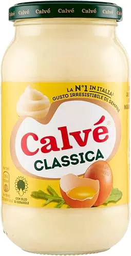 Calvé Maionese Classica con Olio di Semi di Girasole, Senza Conservanti e Glutine