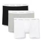 Calvin Klein 3p Trunk, Bóxer Uomo, White, L