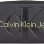 Portafoglio Calvin Klein Jeans Donna Zip Around Sculpted con Scomparto Monete