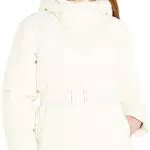 Calvin Klein Jeans Puffer Corto con Logo per Donna