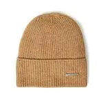 Calvin Klein Pyramid Plaque Beanie Cappello in Maglia Uomo
