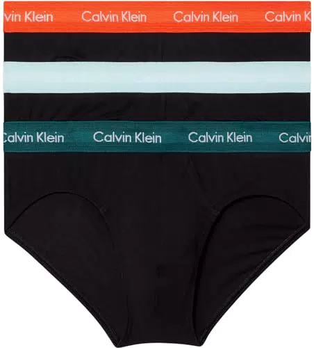 Calvin Klein Slip Hipster Uomo in Cotone Elasticizzato