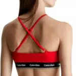 Calvin Klein Top Bikini Bralette senza Ferretto per Donna