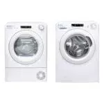 Candy Smart Pro Asciugatrice CSOE H10A2DE-S e Lavatrice CS 14102DE/1-S 1400 Giri