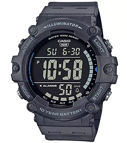 Casio Orologio Digitale al Quarzo Unisex AE-1500WH-8BVEF con Cinturino in Plastica
