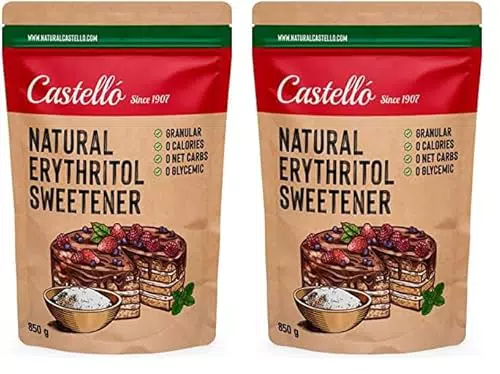 Castello Eritritolo Dolcificante Naturale - Sostituto Zucchero Keto e Paleo