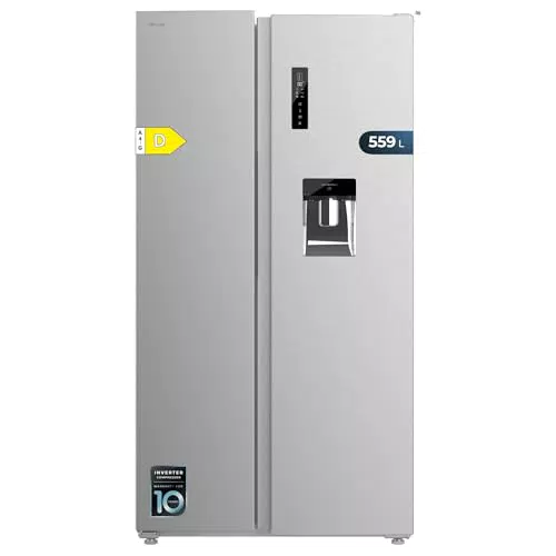 Cecotec Frigorifero Americano Side by Side Bolero Coolmarket SBS 559 Inox