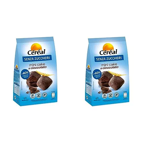 Céréal Mini Cake al Cioccolato senza Zuccheri - Merendine per il Benessere