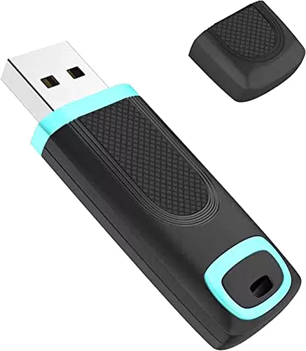 Vansuny Chiavetta USB 3.0 128GB con Indicatore LED e Cappuccio Protettivo