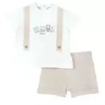 Chicco T-Shirt e Pantaloncini Eleganti per Bimbo 0-24 Mesi