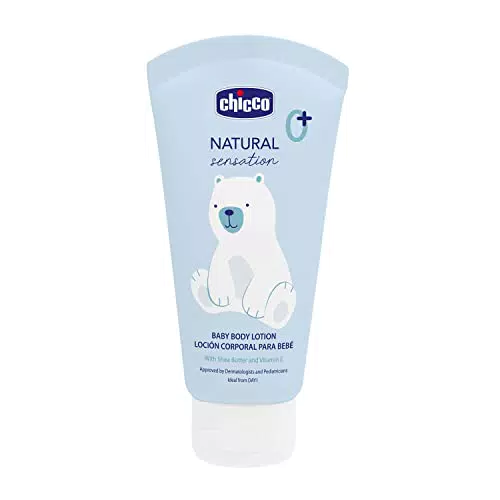 Chicco Crema Corpo Natural Sensation con Vitamina E per Pelle Morbida e Setosa